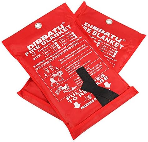 DIBBATU Fire Blanket Emergency for Home and Kitchen, Fire Retardant Blankets - Image 9