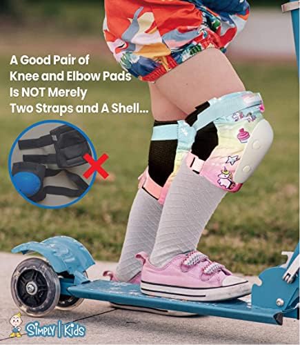 Simply Kids Knee and Elbow Pads with Wrist Guards - Image 2