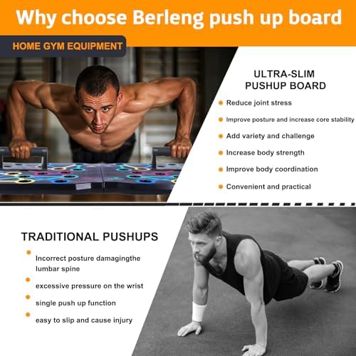 AERLANG Push Up Board-Large PushUps Portable Multi-Function Foldable Push Up - Image 7