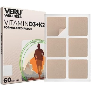 Veru Wellness D3/K2 Essential Patch - Bariatric Support Vitamins D3 K2