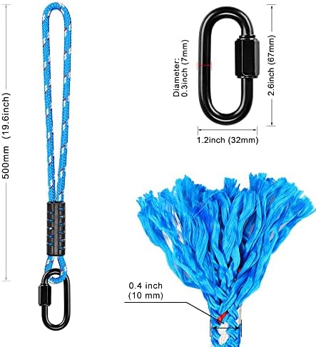 Besthouse Poseidon Series Sewn Prusik Loops Rope with Carabiner - Image 7