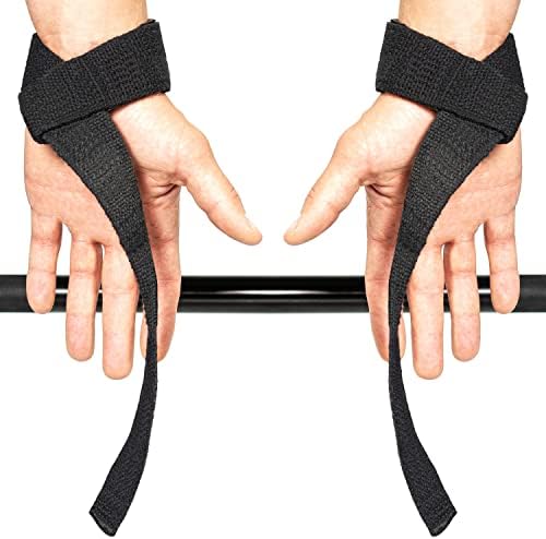 Lifting Straps (1 Pair) - Padded Wrist Support Wraps - for Powerlifting - Image 2