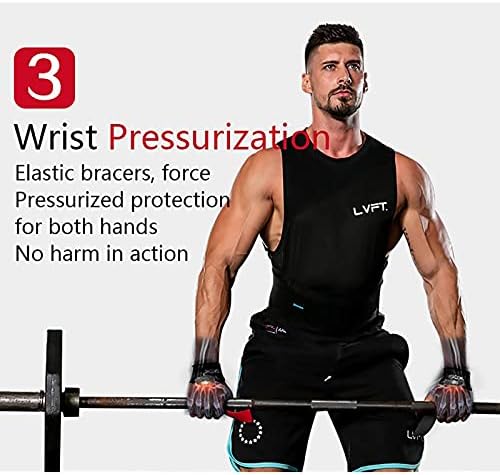 Lifting Straps Deadlift Gym Wrist Straps Weightlifting with Neoprene Cushioned - Image 7