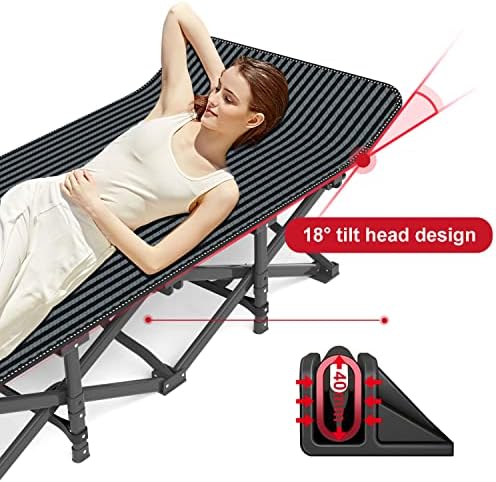 ATORPOK Camping Cot for Adults with Cushion Comfortable - Image 7