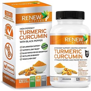 RENEW ACTIVES MAXIMUM POTENCY ORGANIC TURMERIC CURCUMIN