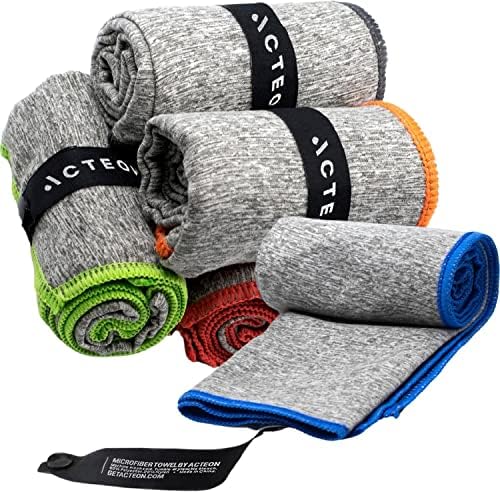 Acteon Microfiber Quick Dry Gym Towel, Silver ION Odor-Free Mega Absorbent Fiber - Image 8