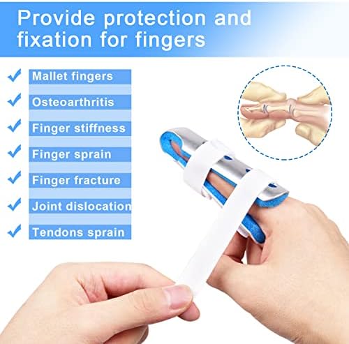 Sopito Finger Splint, 3PCS Finger Support Brace Finger Stabilizer for Broken - Image 2