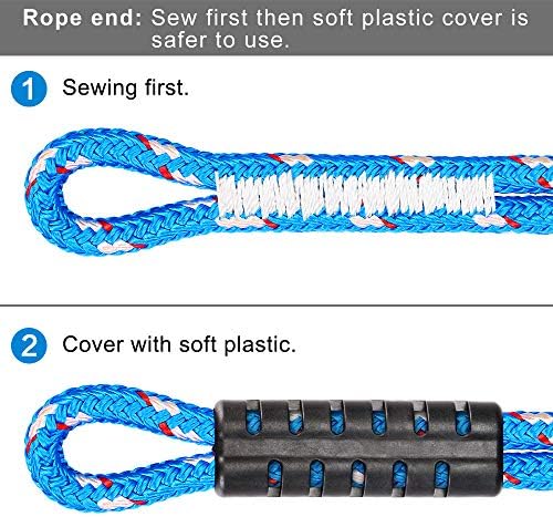Besthouse Poseidon Series Sewn Prusik Loops Rope with Carabiner - Image 5