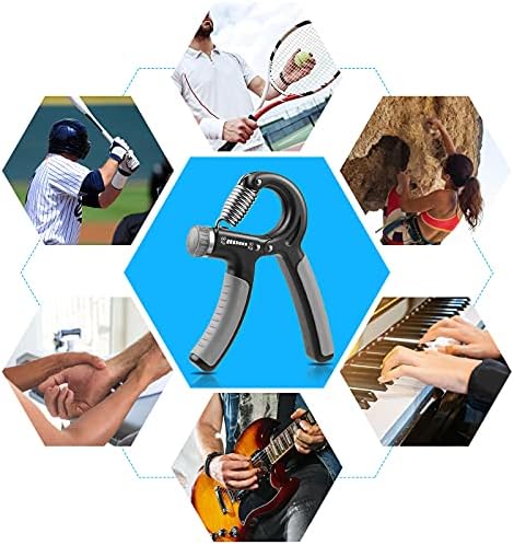 NIYIKOW 2 Pack Hand Grip Strengthener, Grip Strength Trainer, Adjustable - Image 7