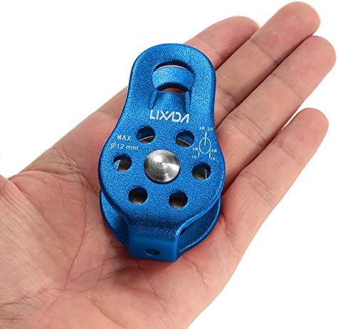Lixada 20KN Fixed Single Pulley Rock Climbing Rescue Mountaineering Aloft Work Caving - Image 4
