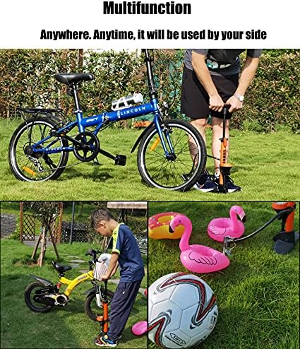 GOBKO Bike Floor Pump with Gauge,Floor Bicycle Pump - Image 6