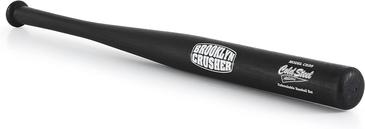 Cold Steel Baseball Bat Brooklyn Crusher (92BSS), Black 29 inch