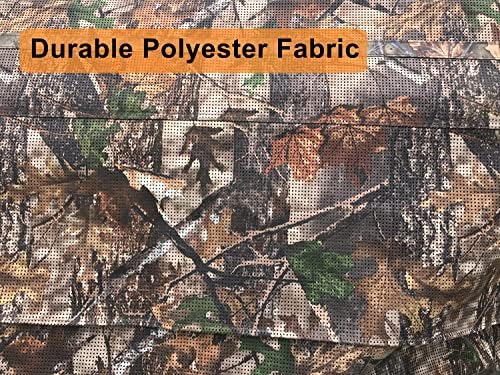 CROSS MARS Portable 3 Person 270° See Through Ground Camouflage Hunting Blind Tent - Image 8