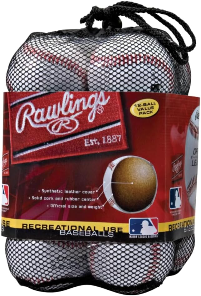 Rawlings | Official League Recreational Use Practice Baseballs | Youth
