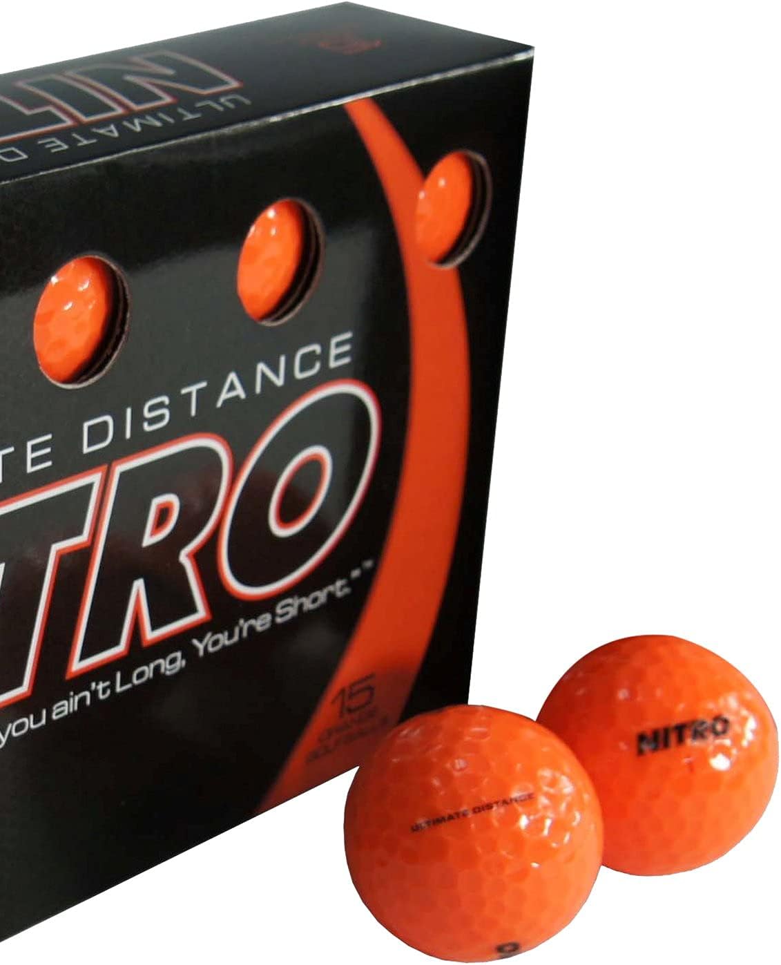 Long Distance High-Durability Golf Balls (15PK) All Levels-Nitro Ultimate - Image 3