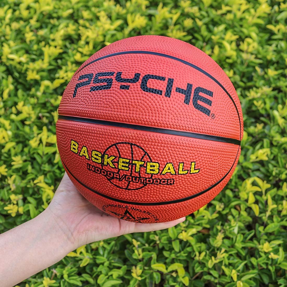 Wisdom Leaves Mini Rubber Basketball,Small Basketball for kids/Toddler - Image 2