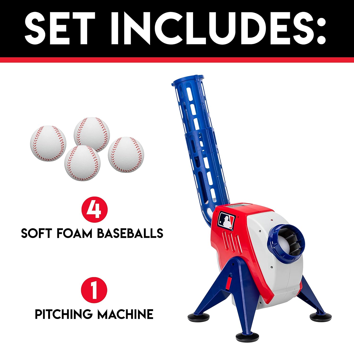 Franklin Sports Kids Pitching Machine - Plastic Baseball Pitching Machine - Image 3