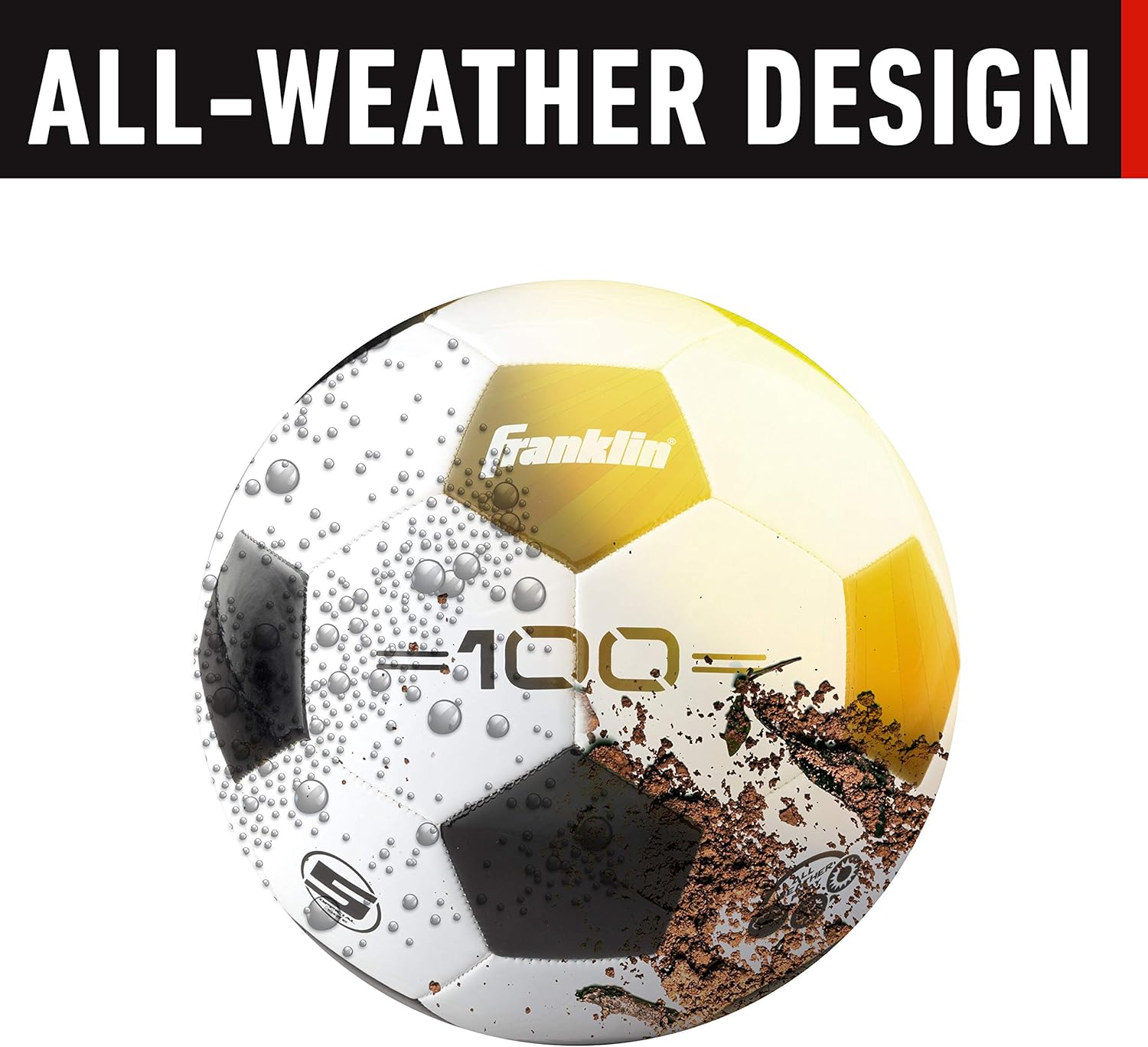 Franklin Sports Soccer Balls - Youth + Adult Soccer Balls - Size 3, - Image 4