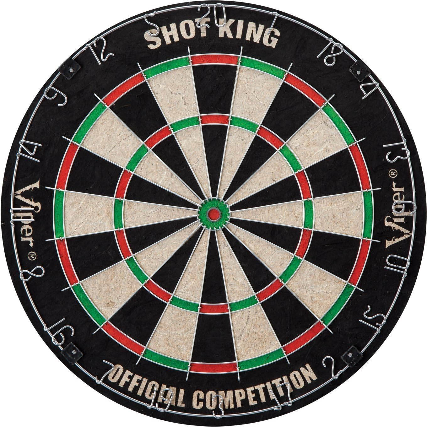 Viper by GLD Products Shot King Regulation Bristle Steel Tip Dartboard Set