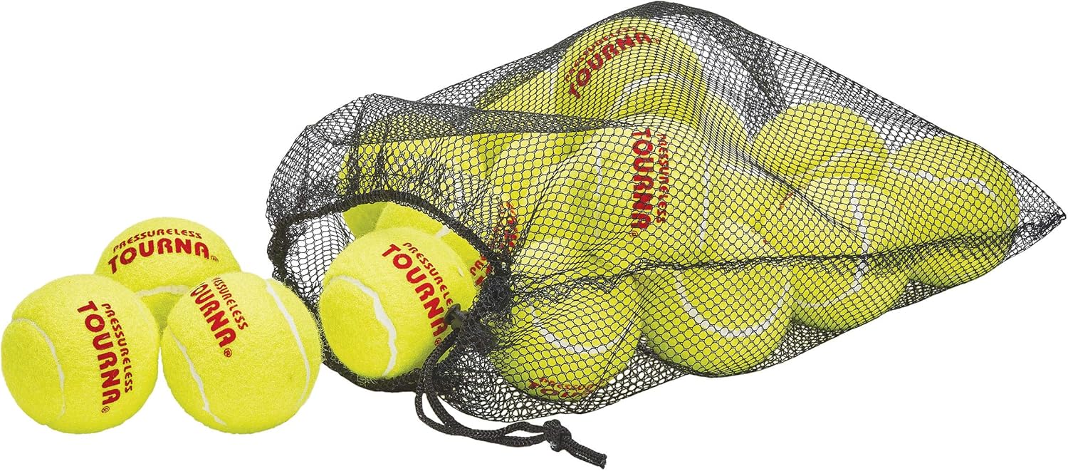 Tourna Mesh Carry Bag of 18 Tennis Balls - Image 6