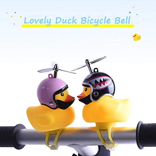 NEKRASH Duck Bike Bell, Rubber Duck Bicycle Accessories with LED Light - Image 2