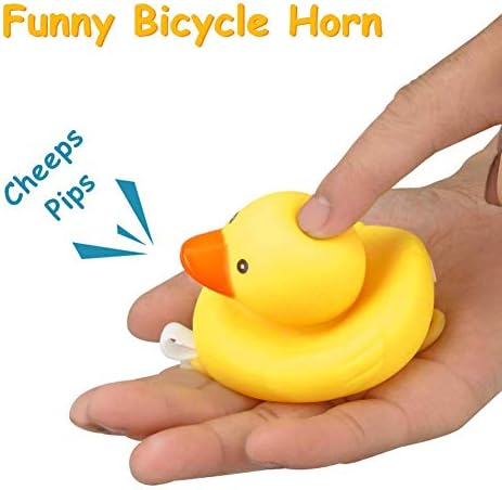 NEKRASH Duck Bike Bell, Rubber Duck Bicycle Accessories with LED Light - Image 4