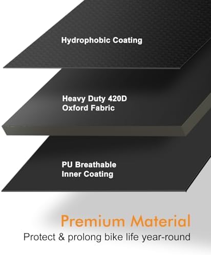 Bike Cover, DYDAPEN Bicycle Covers Outdoor Storage Waterproof Protect - Image 6