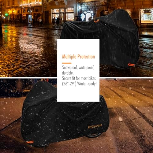 Bike Cover, DYDAPEN Bicycle Covers Outdoor Storage Waterproof Protect - Image 7