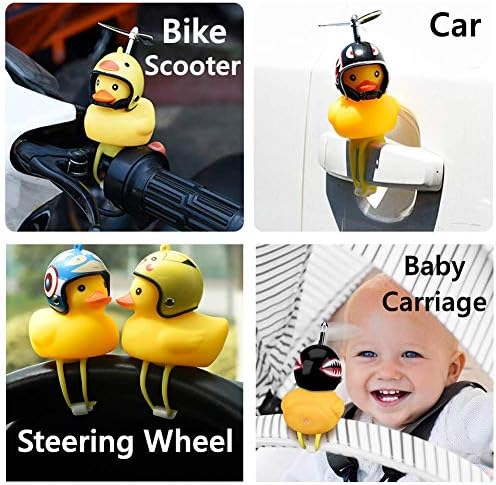 NEKRASH Duck Bike Bell, Rubber Duck Bicycle Accessories with LED Light - Image 7